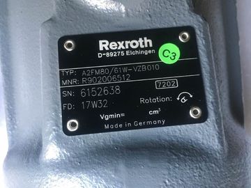 Pompe hydraulique de Rexroth de rendement élevé, moteur fixe axial A2FM80 A2FM90 de piston