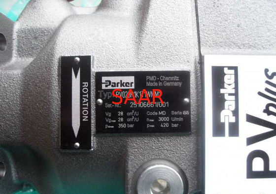 Pompes hydrauliques Parker série PV Pompe à pistons axiaux PV016, PV020, PV023, PV028