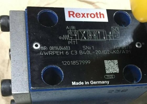 0811404603 l'électronique intégrée par Directional Control Valve de 4WRPEH6C3B40L-2X/G24K0/A1M 4WRPEH6C3B40L-20/G24K0/A1M