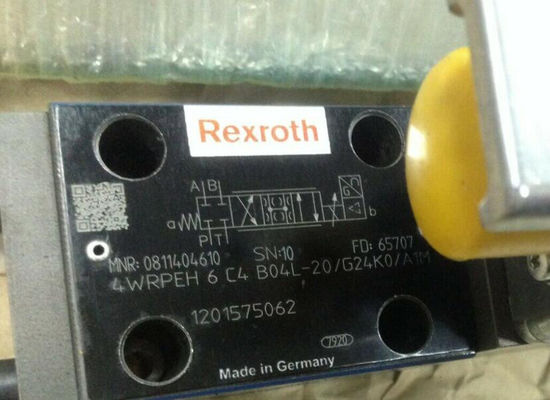 0811404610 l'électronique intégrée par Directional Control Valve de 4WRPEH6C4B04L-2X/G24K0/A1M 4WRPEH6C4B04L-20/G24K0/A1M