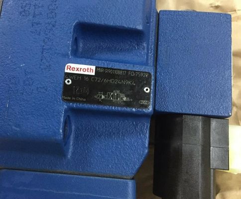 Valve directionnelle de bobine de R901108817 4WEH16C7X/6HG24N9K4 4WEH16C72/6HG24N9K4 avec la mise en action électrohydraulique