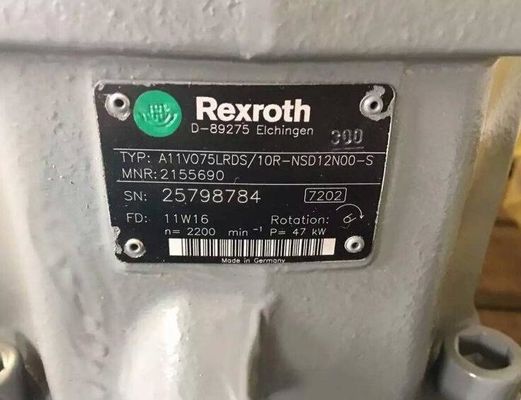 Pompe à débit variable axiale de R902155690 A11VO75LRDS/10R-NSD12N00-S Rexroth