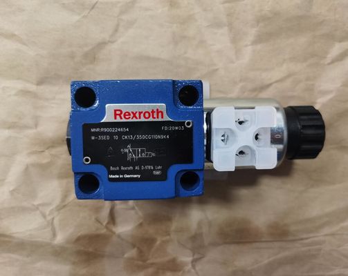 Valve directionnelle de Seat de série de Rexroth R900224654 M-3SED10CK13/350CG110N9K4 M-3SED10CK1X/350CG110N9K4