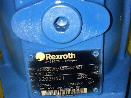 Pompe à débit variable axiale A7VO28DR Type de R902223310 A7VO28DR/63R-NPB01 Rexroth