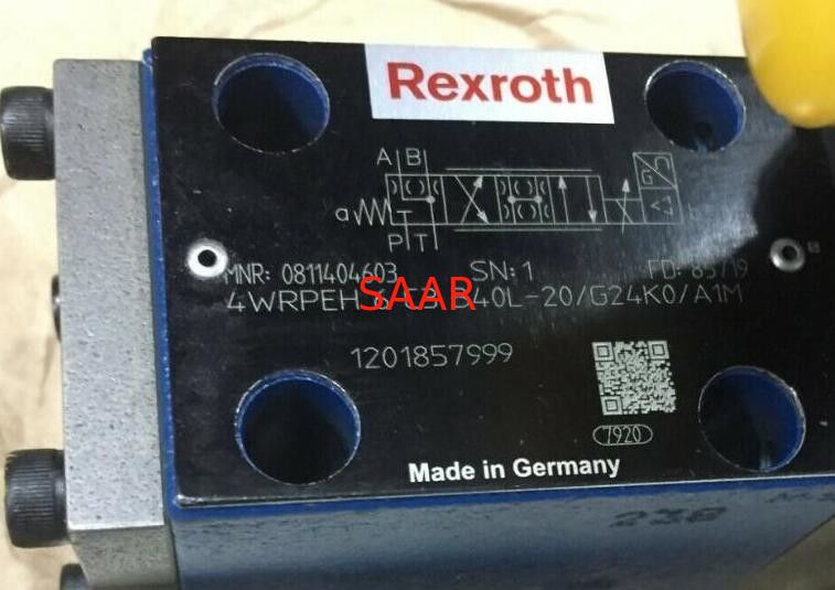 0811404603 l'électronique intégrée par Directional Control Valve de 4WRPEH6C3B40L-2X/G24K0/A1M 4WRPEH6C3B40L-20/G24K0/A1M