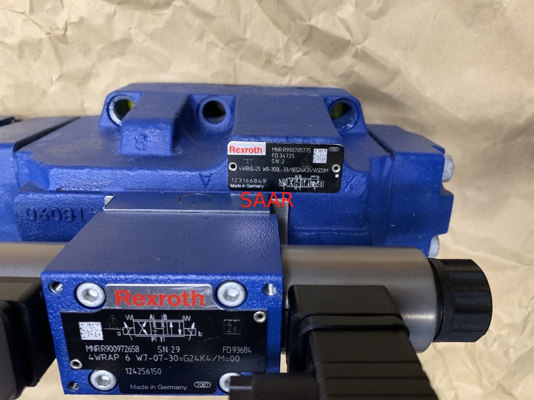 Rexroth R900705775 4 WRKE 25 W 8 - 350 L - 33/6 PAR EXEMPLE. 24K31/A5D3M 4 WRKE 25 W 8 - 350 L - 3 X/6 PAR EXEMPLE. 24K31/A5D3M Proportional Directional Valve