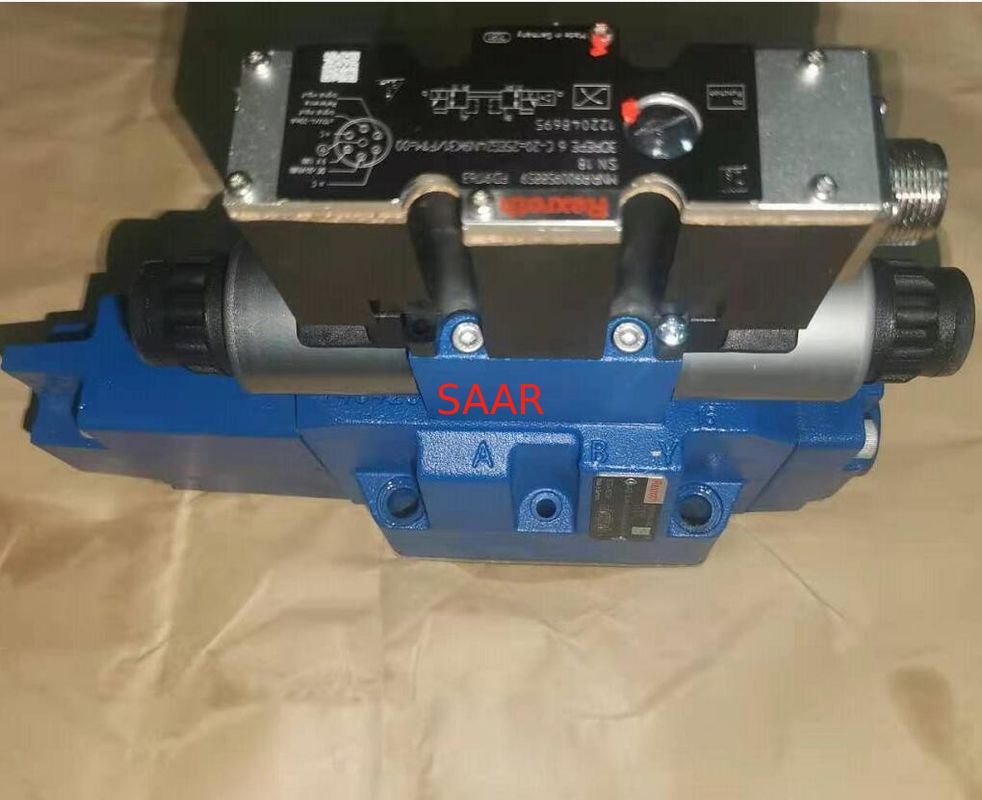 R900750127 4 WRZE 16 W 8 - 150 - 70/6 PAR EXEMPLE. 24N9EK31/A1D3M 4 WRZE 16 X de W 8 - 150 - 7/6 PAR EXEMPLE. 24N9EK31/A1D3M Proportional Directional Valve