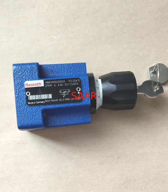 Valve de contrôle de flux bidirectionnelle de R900205503 2FRM6A36-33/1 5QRV 2FRM6A36-3X/1 5QRV