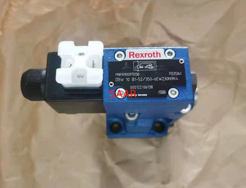Valve de décompression de R900970130 DBW10B1-52/350-6EW230N9K4 DBW10B1-5X/350-6EW230N9K4, pilote Controlled