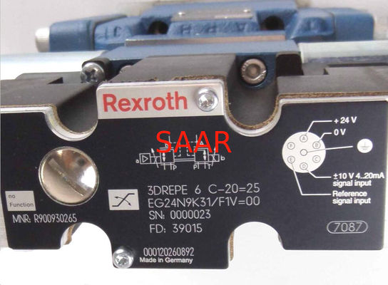Nouvelle vanne électromagnétique de Rexroth, soupape de commande directionnelle hydraulique 4WRZE10