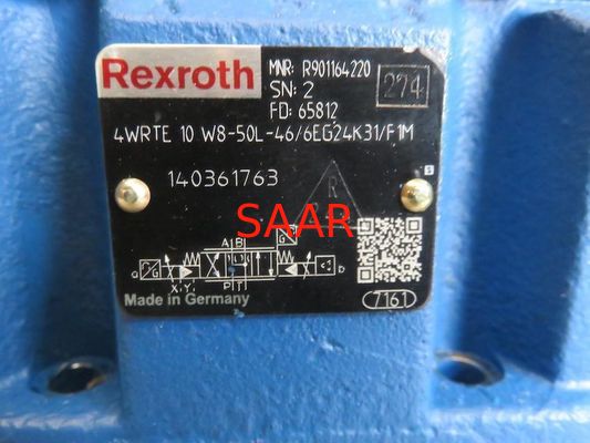 Sur la valve courante 4 WRTE 10 W de Rexroth 8 - 50 L - 46/6 PAR EXEMPLE. 24K31/F1M MNR R901164220