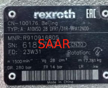 REXROTH R910916805, A10VSO28DFR1/31R-VPA12N00 Pompe à piston axial à cylindrée variable série A10VSO